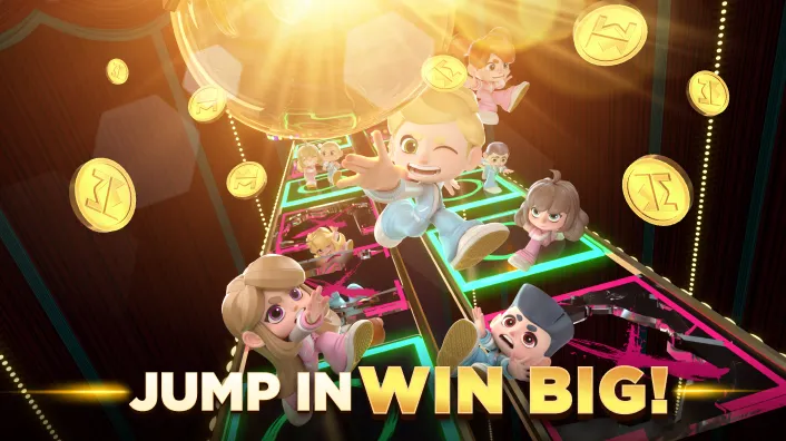 Welcome bonus offer with golden coins